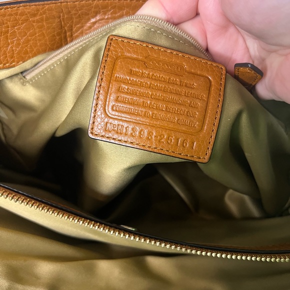 Very gently loved Coach Brown Leather Satchel bag! - Picture 6 of 10